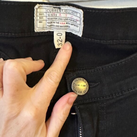 Hatch x Current/Elliott Stiletto Maternity Jeans 32 - Picture 3 of 7